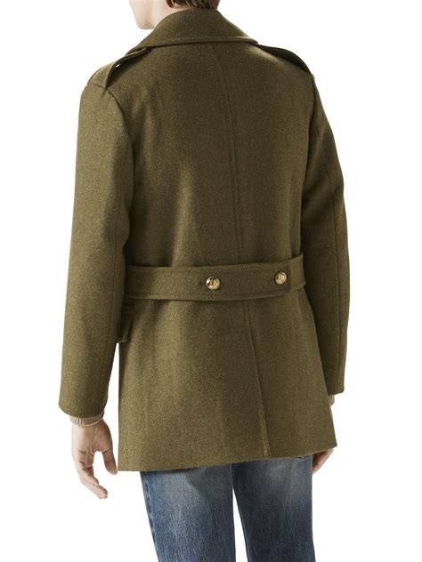 gucci double breasted trench coat men|gucci housecoat for men.